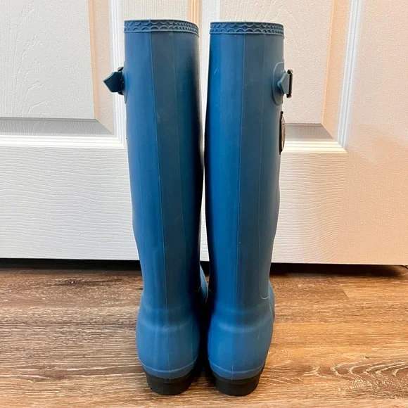Kamik Jennifer Waterproof Tall Blue Rain Boots, Women’s Size 8 - Picture 4 of 7